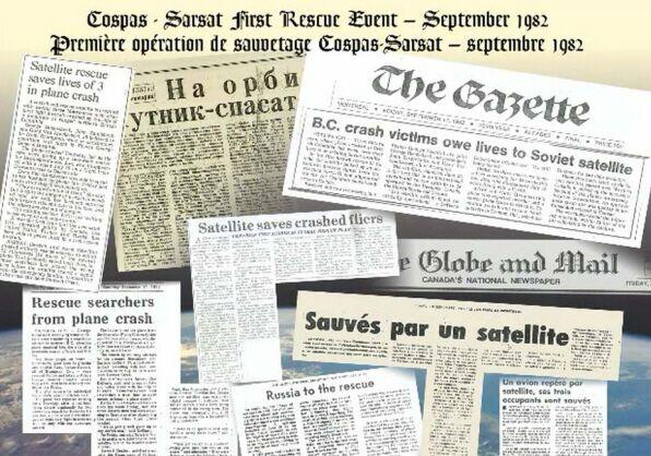 First Cospas-Sarsat Rescue - September 1982